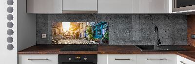 Cooker splashback Charming street