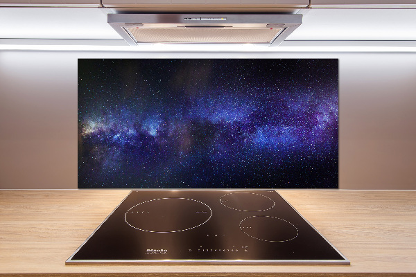 Cooker splashback Milky Way