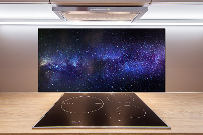 Cooker splashback Milky Way