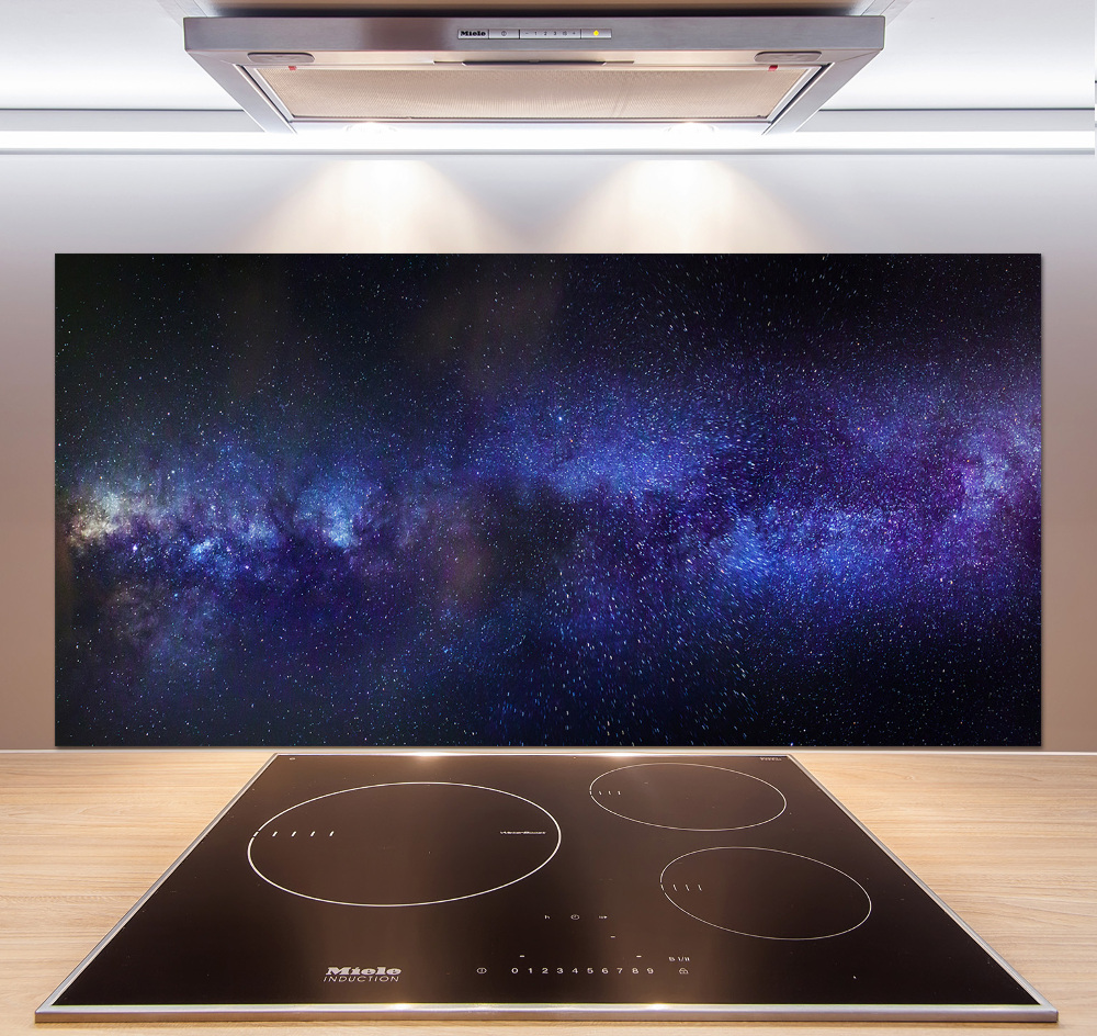 Cooker splashback Milky Way