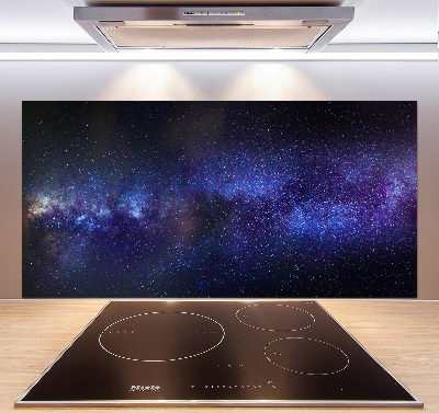 Cooker splashback Milky Way