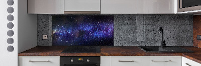 Cooker splashback Milky Way