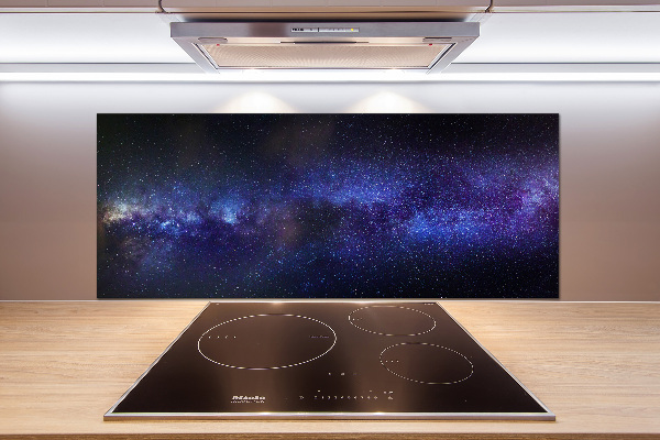 Cooker splashback Milky Way