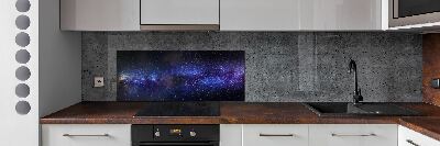 Cooker splashback Milky Way