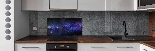 Cooker splashback Milky Way