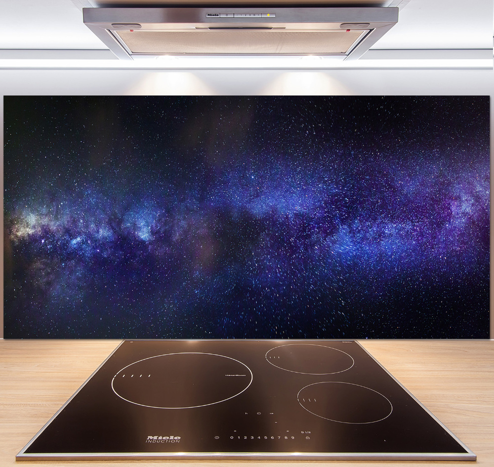 Cooker splashback Milky Way