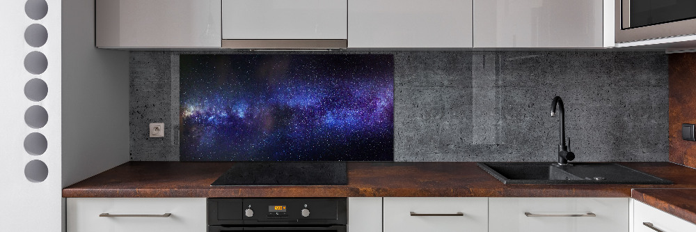 Cooker splashback Milky Way