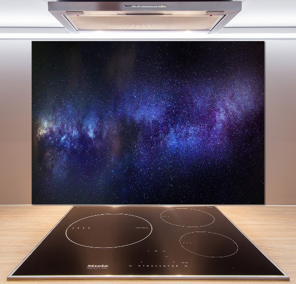 Cooker splashback Milky Way