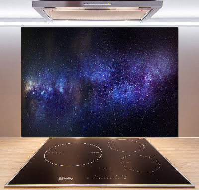 Cooker splashback Milky Way