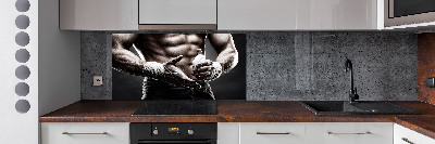 Cooker splashback Muscle structure