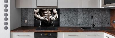 Cooker splashback Muscle structure