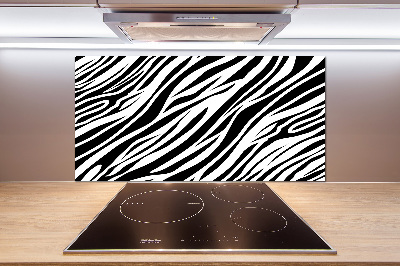 Kitchen splashback Zebra background