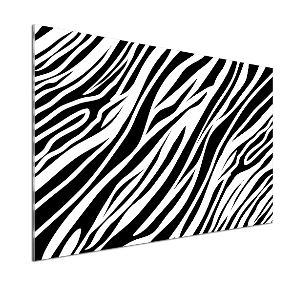 Kitchen splashback Zebra background