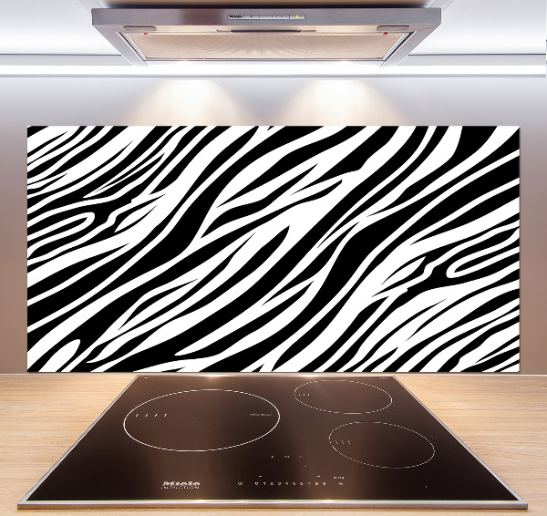 Kitchen splashback Zebra background