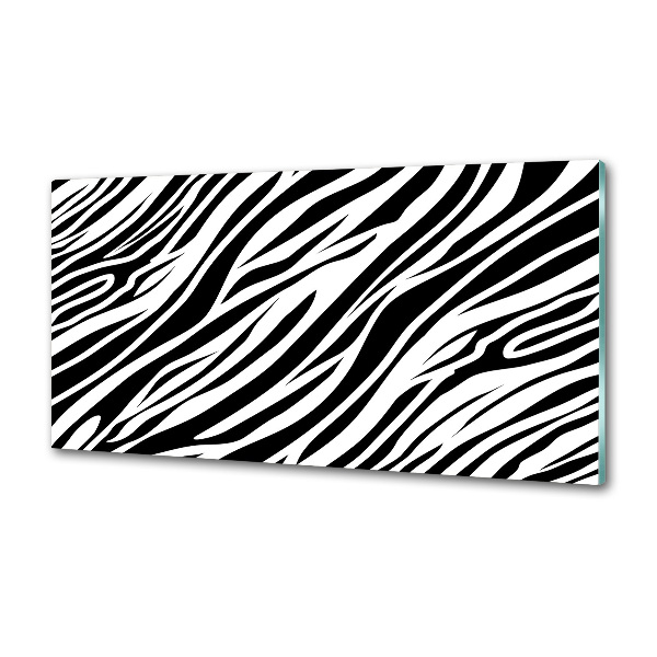 Kitchen splashback Zebra background