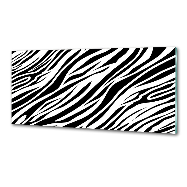 Kitchen splashback Zebra background