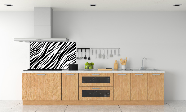 Kitchen splashback Zebra background