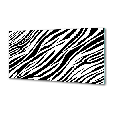 Kitchen splashback Zebra background