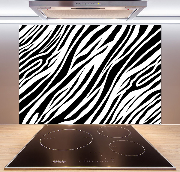 Kitchen splashback Zebra background