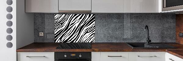 Kitchen splashback Zebra background