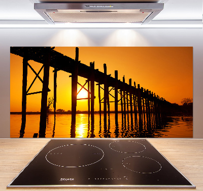 Cooker splashback West Sun bridge