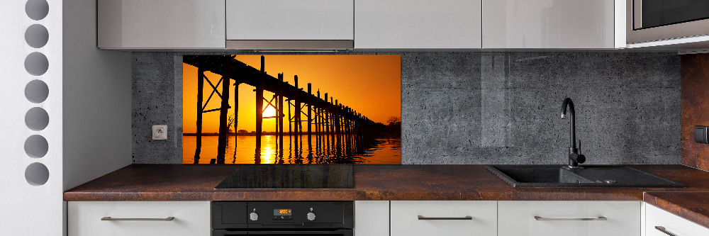 Cooker splashback West Sun bridge