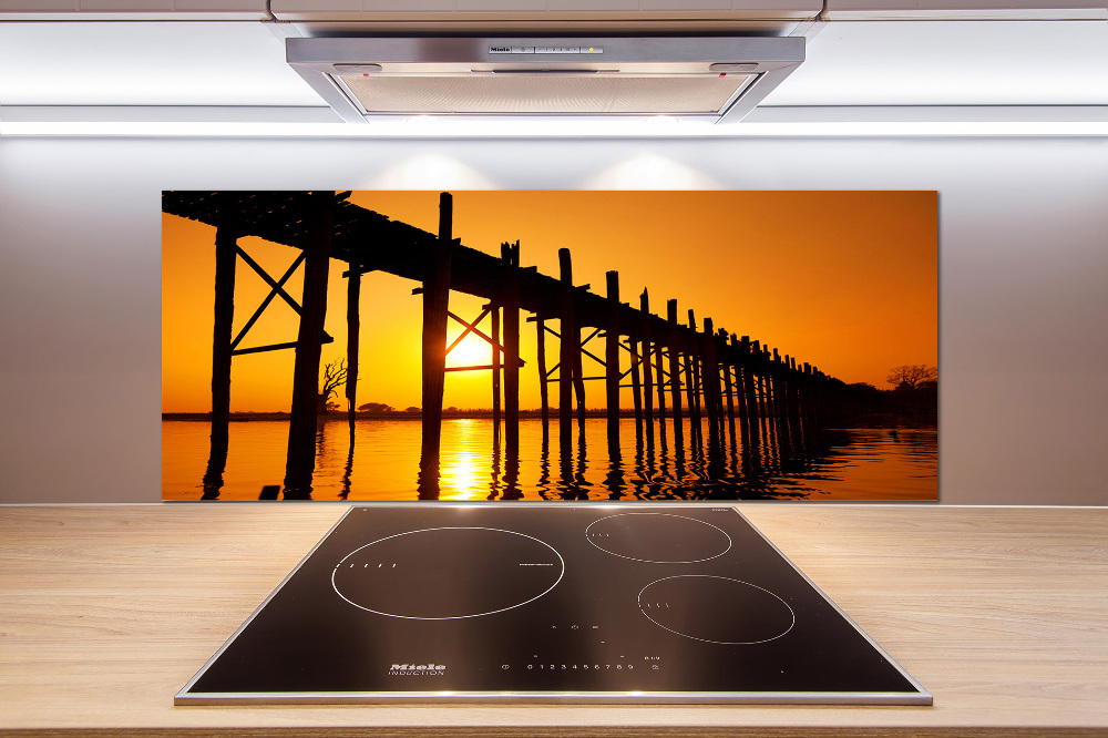 Cooker splashback West Sun bridge