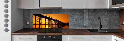 Cooker splashback West Sun bridge