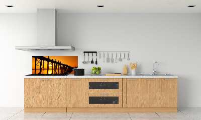 Cooker splashback West Sun bridge