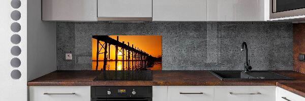 Cooker splashback West Sun bridge