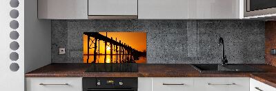 Cooker splashback West Sun bridge