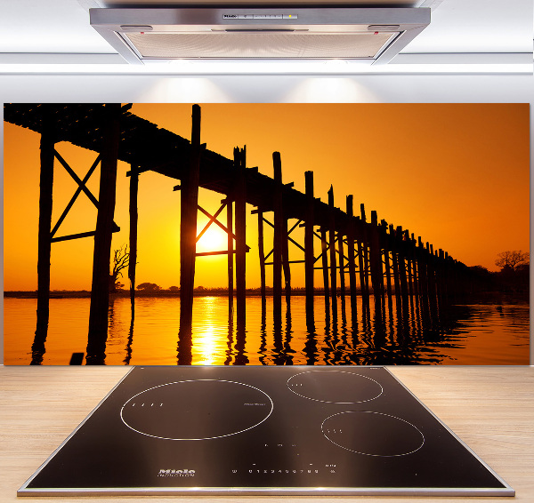 Cooker splashback West Sun bridge