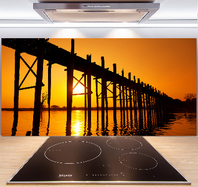 Cooker splashback West Sun bridge