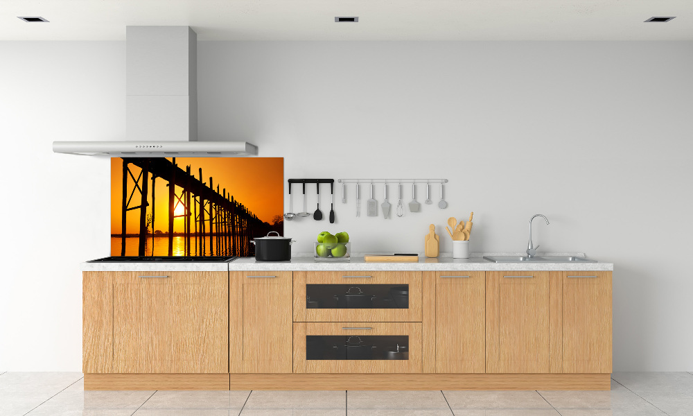 Cooker splashback West Sun bridge