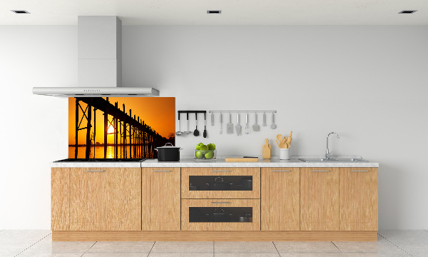 Cooker splashback West Sun bridge