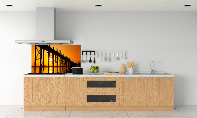 Cooker splashback West Sun bridge