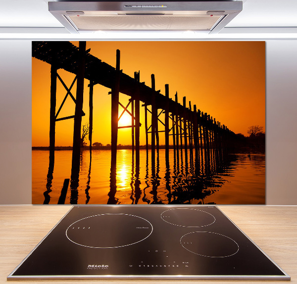 Cooker splashback West Sun bridge