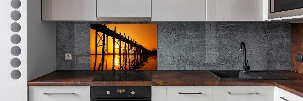 Cooker splashback West Sun bridge