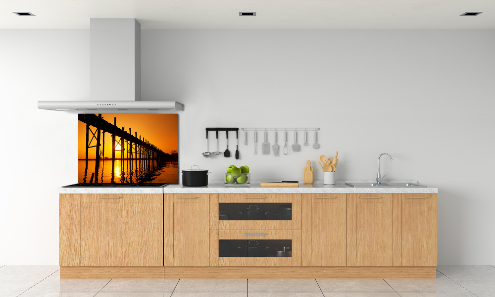 Cooker splashback West Sun bridge