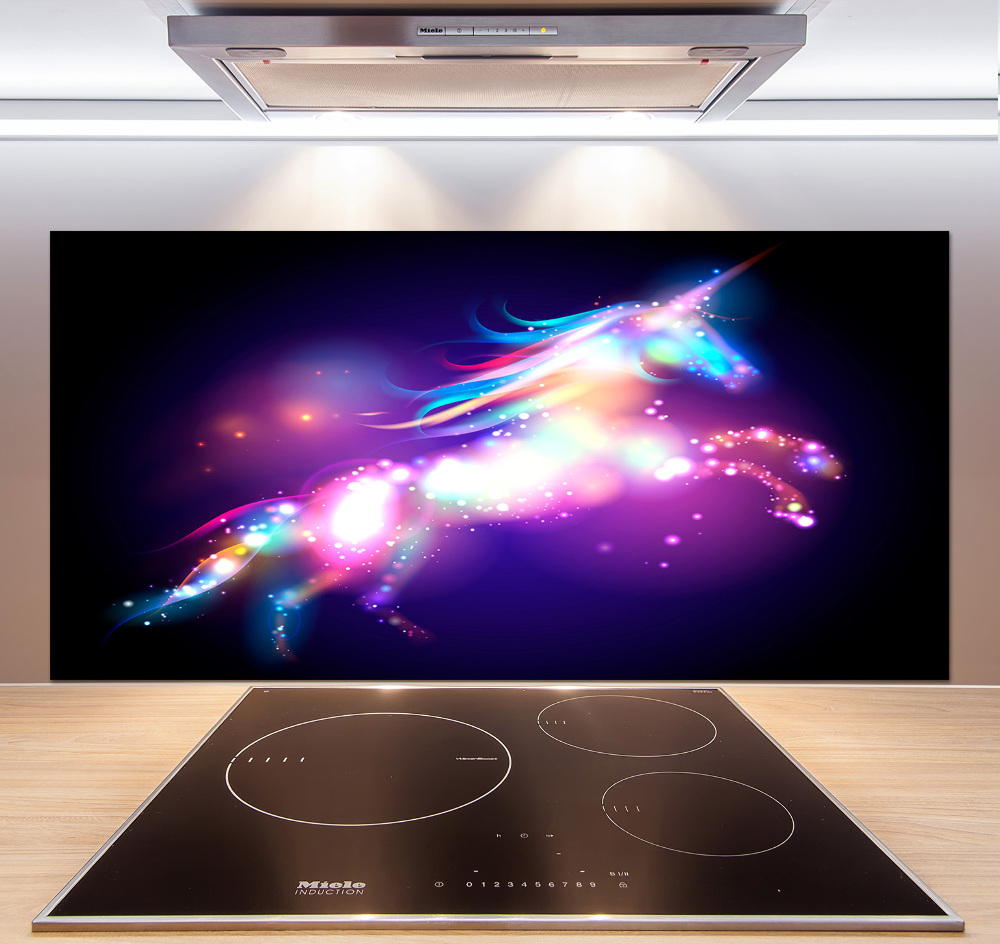 Kitchen splashback Unicorn