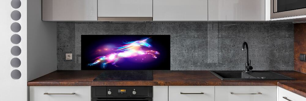 Kitchen splashback Unicorn