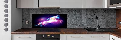 Kitchen splashback Unicorn