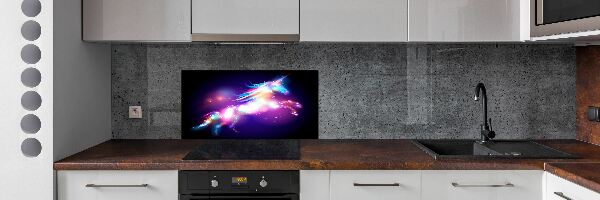 Kitchen splashback Unicorn