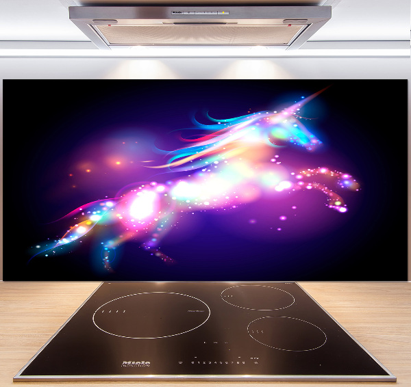 Kitchen splashback Unicorn