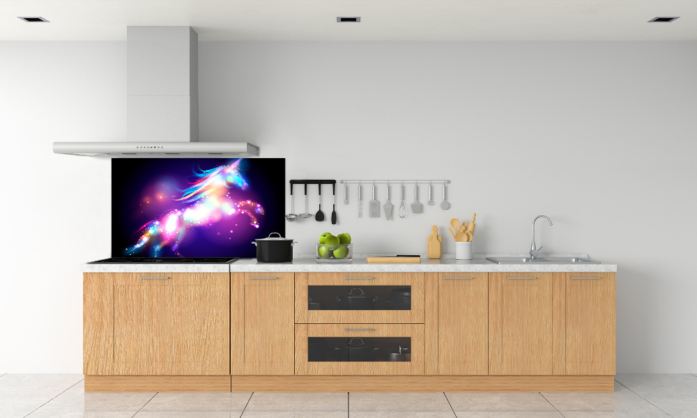 Kitchen splashback Unicorn