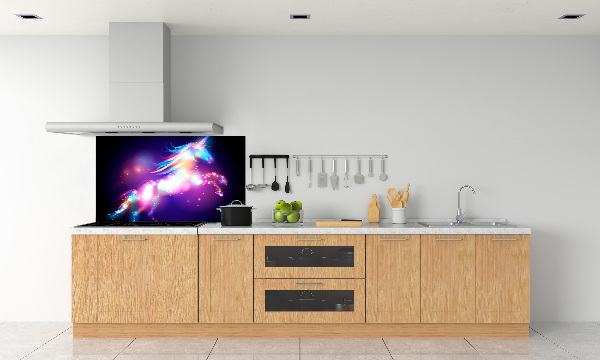 Kitchen splashback Unicorn