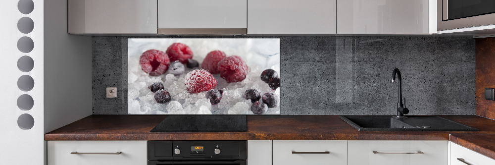 Cooker splashback Frozen forest fruit