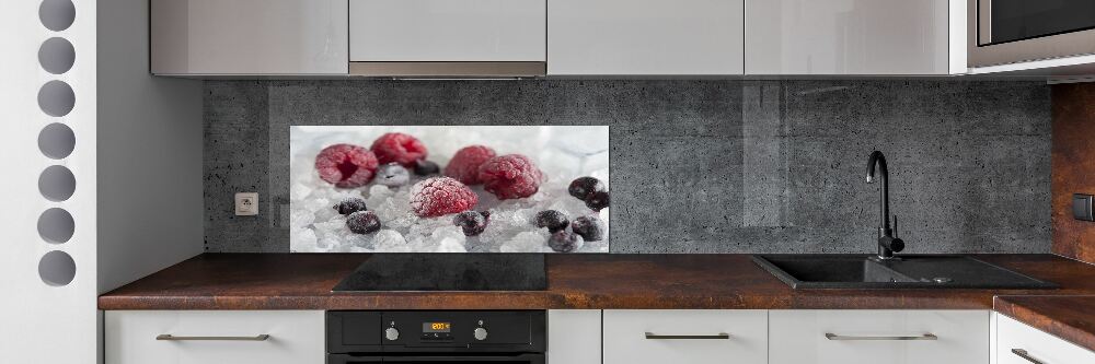 Cooker splashback Frozen forest fruit