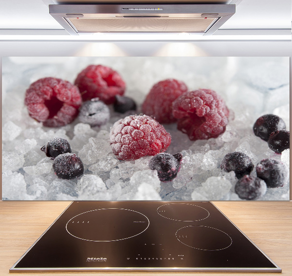 Cooker splashback Frozen forest fruit