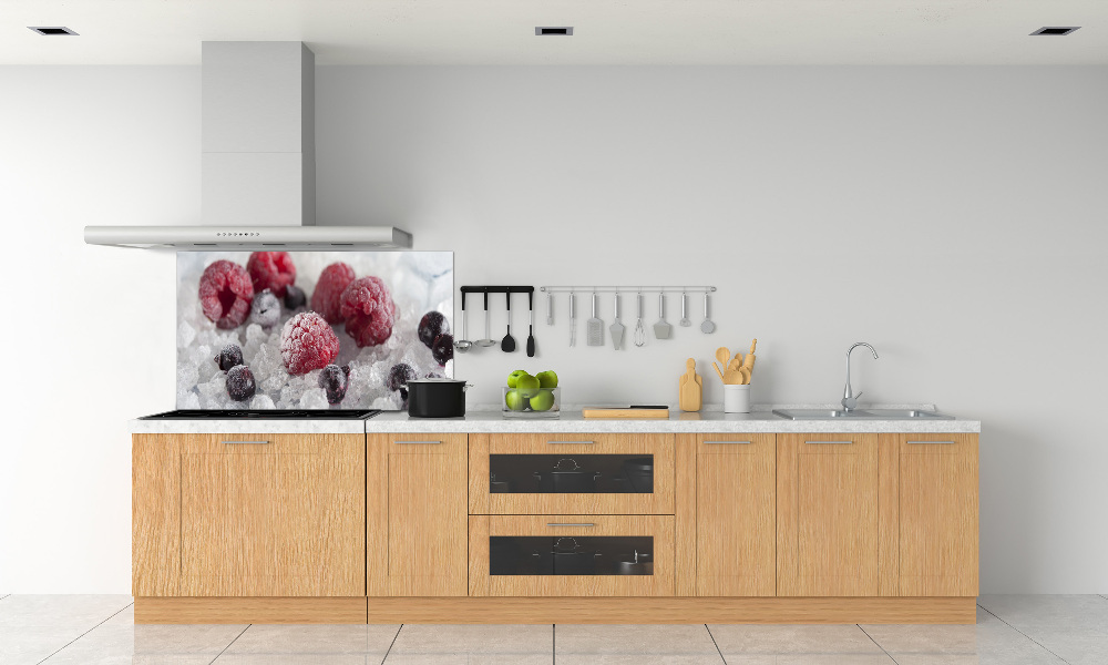 Cooker splashback Frozen forest fruit